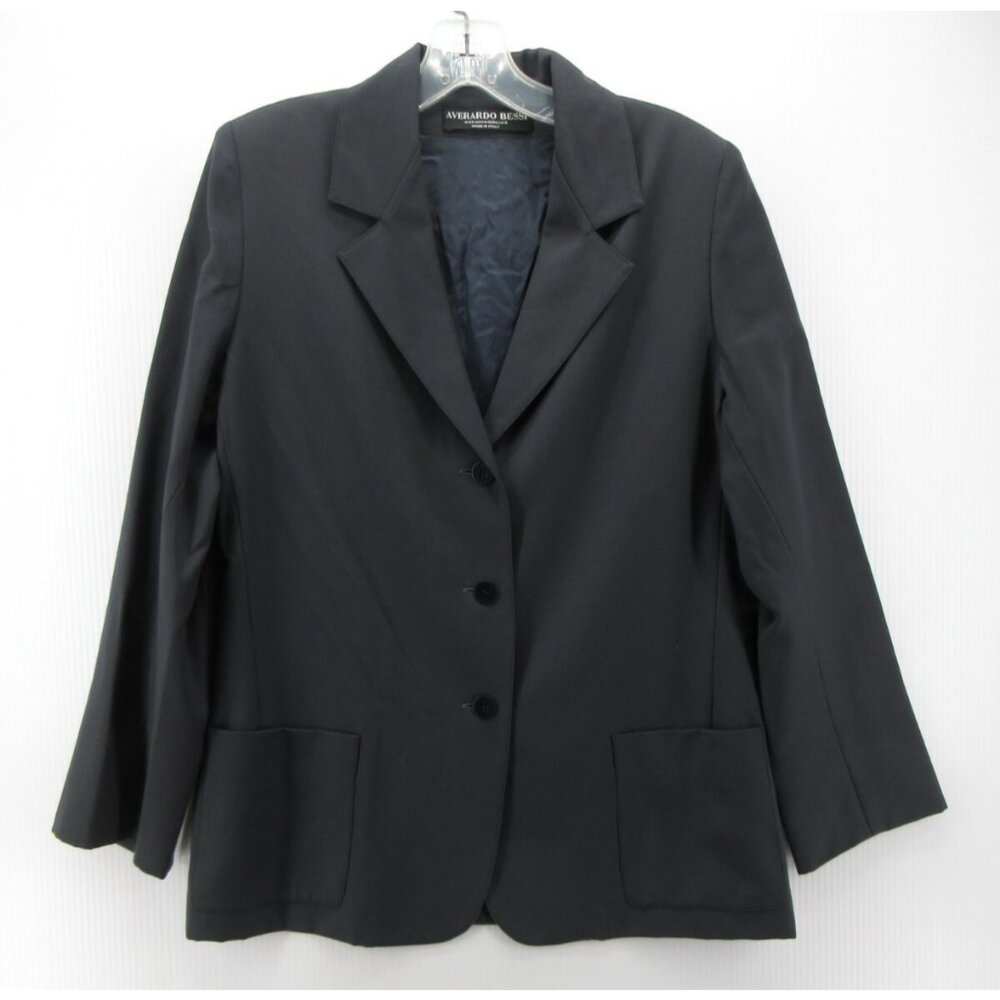 Averardo Bessi Blazer Large Jacket Coat Career Office Lined Italy
